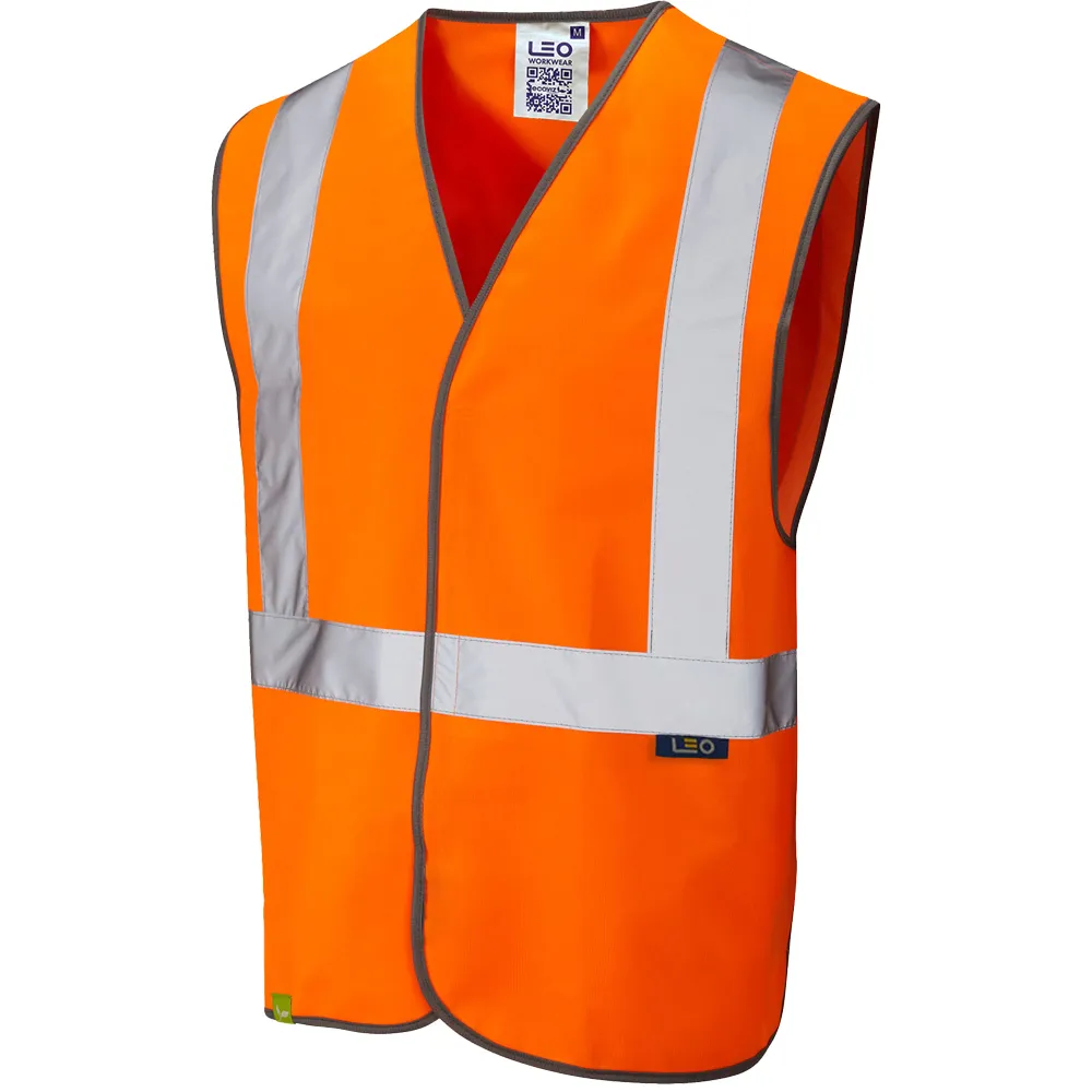 LAPFORD Leo EcoViz Rail Velcro Waistcoat — HV ORANGE